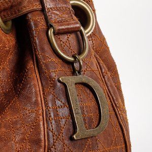 Christian Dior - Cannage Brown Leather - Bucket Bag